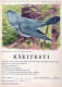 VOGEL Tier Vintage Ansichtskarte Postkarte CPSM #PBR719.DE - Pájaros