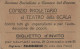 03905 "BIGLIETTO D'INVITO AL COMIZIO PROLET. AL TEATRO ALLA SCALA - SEZ. SOCIAL. E CAMERA DEL LAVORO - 21.01.1919" ORIG. - Tickets D'entrée