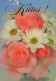 FIORI Vintage Cartolina CPSM #PBZ358.IT - Flowers