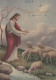 CRISTO SANTO Cristianesimo Religione Vintage Cartolina CPSM #PBP776.IT - Jesus