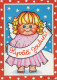 ANGELO Natale Vintage Cartolina CPSM #PBP267.IT - Angeles