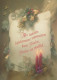 Buon Anno Natale CANDELA Vintage Cartolina CPSM #PBN707.IT - Año Nuevo