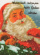 BABBO NATALE Buon Anno Natale Vintage Cartolina CPSM #PBL340.IT - Santa Claus