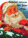 BABBO NATALE Buon Anno Natale Vintage Cartolina CPSM #PBL340.IT - Santa Claus