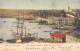 CPA / TURQUIE /  CONSTANTINOPLE / VUE PANORAMIQUE DE L'ARSENAL / CORNE D'OR / TIMBRE AU VERSO / Rare - Turkey