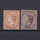 TURKS ISLANDS 1887, SG #59-60, Queen Victoria, MH/NG - Turcas Y Caicos