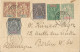 OCEANIE -  5 STAMP 20 CENT. UPRATED 5 CENT. POSTAL STATIONERY COVER FROM PAPEETE TO GERMANY - 1895 - Covers & Documents