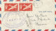 OCEANIE -  TRAPAS - 3 FR. FRANKING ON AIR COVER FROM PAPEETE TO NEW CALEDONIA - RETURNED TO SENDER - 1947 - Lettres & Documents