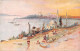 CPA / TURQUIE / CONSTANTINOPLE / LA POINTE DU SERAIL VUE DES PIERRES - Turkije