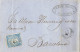 54882. Carta Entera VILLAFRANCA Del PANADES (Barcelona) 1866. Marca Oval CARTERO - Storia Postale