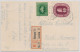 1948.03.21. Registered Letter BUDAPEST - ZLATÉ-MORAVCE 1,40Ft Forint-Filler - Misprint - Abarten Und Kuriositäten