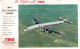 FRANCE /   BELLE CARTE AVEC UN SUPER CONSTELLATION DE LA COMPAGNIE TWA DE 1954 - Airplanes