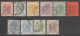 1882 - HONG KONG (CHINA) - FILIGRANE CA - PETIT LOT OBLITERES DONT YVERT N°43 - COTE = 126 EUR - Used Stamps