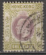 1903 - HONG KONG (CHINA) - FILIGRANE CA - YVERT N°72 OBLITERE - COTE = 35 EUR - Gebraucht