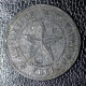 Rare Jeton Scolaire Catholique Bronze XIXe Module De 2c "Ste Anne Montrant à Lire à La Ste Vierge / Au Mérite" - Monedas / De Necesidad