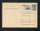 "FRANZOESISCHE ZONE-RHEINLAND PFALZ" 1949, Postkarte Mi. P 2 Stempel "BONN, Anleihen Fuer Wiederaufbau" (A1180) - Rheinland-Pfalz