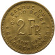 LaZooRo: Belgian Congo 2 Francs 1947 XF - 1945-1951: Reggenza