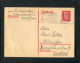 "DEUTSCHES REICH" 1932, Postkarte Mi. P 182 Stempel "JENA, Fernsprecher Spart Zeit Und Geld" Nach Finnland (A1187) - Carnets & Se-tenant