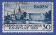 Französische Zone Baden Konstanz Mi.-Nr. 46 I Gest. Geprüft Schlegel BPP - Baden