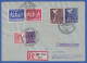 Währungsreform 1948 R-Brief Aus LOHR Mit U.a. 5 Mark Taube Mi.-Nr. 962 - Briefe U. Dokumente