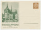 Postal Stationery Germany 1938 Stamp Show Rostock - Tram - Church - Eisenbahnen