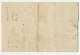 Leeuwarden - Rotterdam - Maastricht 1854 - Per Schipper Nijdam - Storia Postale