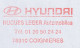 Meter Cover France 2002 Car - Hyundai - Automobili