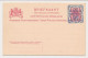 Briefkaart / V-kaart G. V72z-1-E - Entiers Postaux