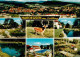 73937481 Hardegsen Panorama Minigolf Hirsch Schwanenteich Schwimmbad Park - Hardegsen