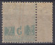 TIMBRE FRANCE SAGE N° 75 RARE RECTO VERSO PARTIEL NEUF * GOMME TRACE CHARNIERE - 1876-1898 Sage (Type II)
