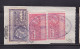 Brazil Revenue  Stamps,  Treasury , On A Piece , 3 Stamps.  Communication With London - Otros & Sin Clasificación