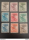 ST PIERRE ET MIQUELLON 1941 TAXE OVERPRINT FRANCE LIBRE F N F L CAT. YVERT N. 57/65 MNH - Unused Stamps