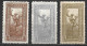 GREECE 1901 Flying Hermes 2 - 3 - 5 Dr. Vl. 190 - 191 -192 MH - Neufs