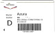 INGHILTERRA   KEY CABIN  P&O Cruises Azura  (    Shipping Company ) - Hotelsleutels (kaarten)