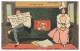 Y28502/ Eisenbahnabteil  "Honey-Moon"  Humor Litho AK 1907  Tom Browne  - Altri & Non Classificati