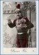 W7Q11/ Bonne Fete  Geburtstag Foto AK Mann Mit Pickelhaube Ca.1910 - Geburtstag