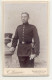 W2E18/ CDV Foto Soldat Militär Atelier Sommer, Harburg Ca.1900 - Other & Unclassified