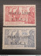 ST PIERRE ET MIQUELLON 1941 EXPOSITION DE NEW YORK OVERPRINT FRANCE LIBRE F N F L CAT. YVERT N. 281/282 MNG - Unused Stamps