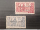 ST PIERRE ET MIQUELLON 1941 EXPOSITION DE NEW YORK OVERPRINT FRANCE LIBRE F N F L CAT. YVERT N. 281/282 MNG - Unused Stamps