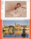 07715 ● CASTELNAUDARY Aude Jeune Fille Malade Photographie RAMON 16 X 11cm + 1 CPM Grand Bassin - Castelnaudary