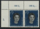 DDR 1959 Maria Grollmuss Michel Nr. 719 PF. I Gef.gest. Ecke, Michel 120,-€, 2 Scans, Plattenfehler - Plaatfouten En Curiosa