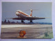 INTERFLUG   IL 62  /   AIRLINE ISSUE / CARTE COMPAGNIE - 1946-....: Ere Moderne