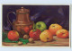 M423/ Stilleben Von N. Davis  Obst Äpfel  AK Ca.1912 - Mailick, Alfred
