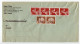Germany, West 1980 Postzustellungsauftrag Cover; Urach Postmarks; 100pf. Coal Excavator (x2) & 150pf. Powel Shovel (x4) - Briefe U. Dokumente