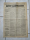 1894 JOURNAL LE PETIT CAMBRESIEN CAMBRAI (Nord 59) Chemins De Fer Du Nord & Picardie -Flandres Réunis....... - Historische Dokumente