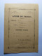 1891 Lycée De VESOUL (Haute-Saône 70) ACADEMIE De BESANCON UNIVERSITE DE FRANCE élève RAPENNE Seconde Place CHIMIE - Diploma & School Reports