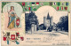 1904-Svizzera Cartolina Illustrata "Basel Spalenthor"diretta In Italia - Marcophilie