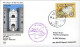 1992-San Marino Cartolina Illustrata Lufthansa I^volo LH 3587 Napoli Monaco Amst - Corréo Aéreo