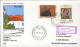 Vaticano-1992  Cartolina Ufficiale I^volo Lufthansa Palermo Monaco Dispaccio Aer - Poste Aérienne