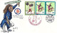 1976-Giappone Japan 10y.+coppia 20y. "31 Meeting Nazionale D'atletica,sollevamen - FDC